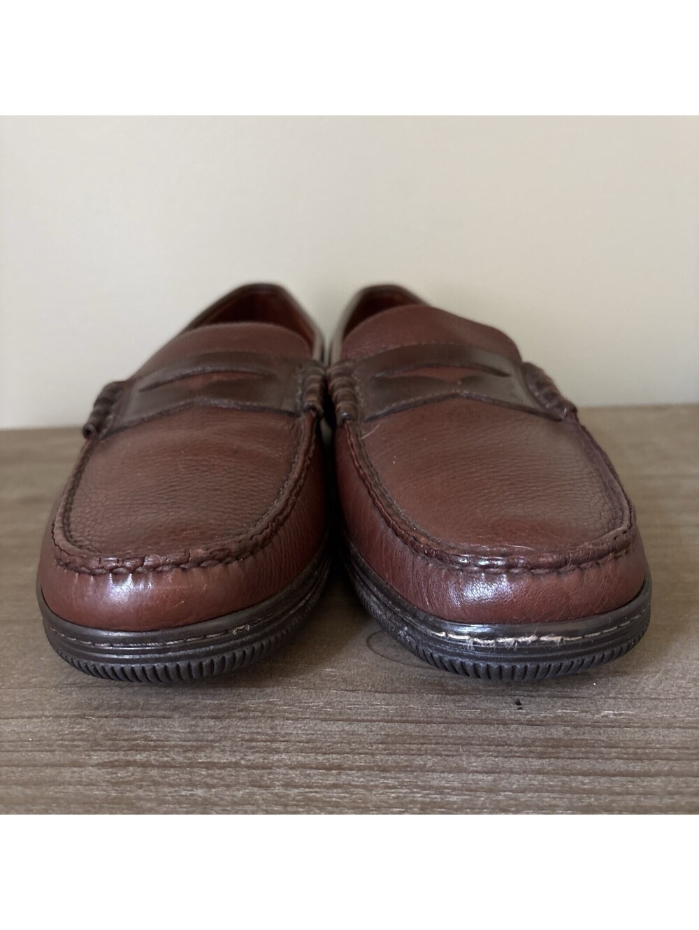 Allen Edmonds Lagrange Pebbled Leather Driving Loafers Mens Shoes 12 View 6